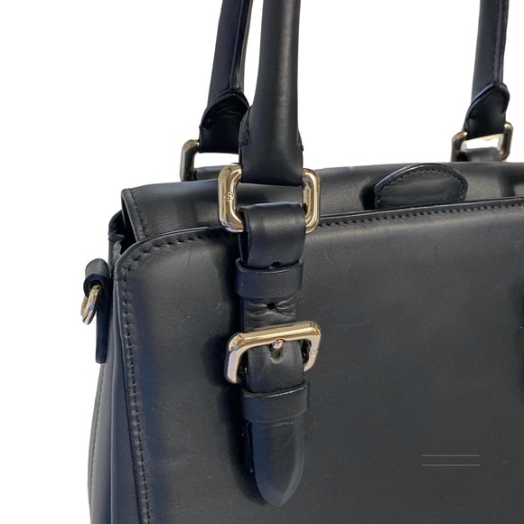 Giorgio Armani Black Calfskin Handbag EUC - Picture 6 of 16